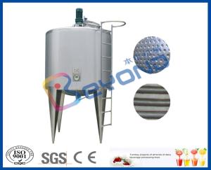 Quality Insulation Coil Type Miller Jacket Stainless Steel Tanks Energy Saving SGS / CE / ISO9001 wholesale