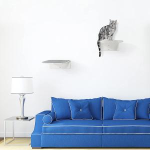 Quality Triangle Bracket Metal Cat Shelf Wall Mounted for Curved Cat Bed Furniture and Resting wholesale