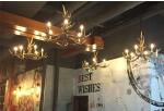 Deer horn chandelier for Coffee Shop Bedroom Living room Lighting Fixtures (WH