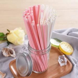 Quality Portable Non Toxic Ink Paper Smoothie Straws Durable Waterproof Recyclable wholesale