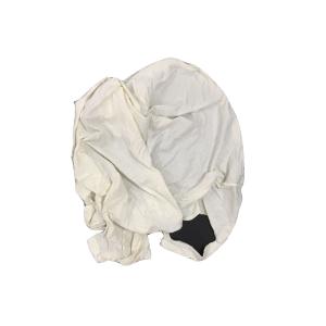 Quality SGS Light White Cotton Industrial Wiping Rags 100kg/bag wholesale