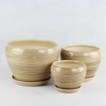 Durable And Versatile Ceramic Pots Glossy Finish For Living Room