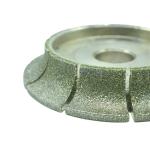 Silver 40mm Dry Use Diamond Grinding Wheel Disc Slotting