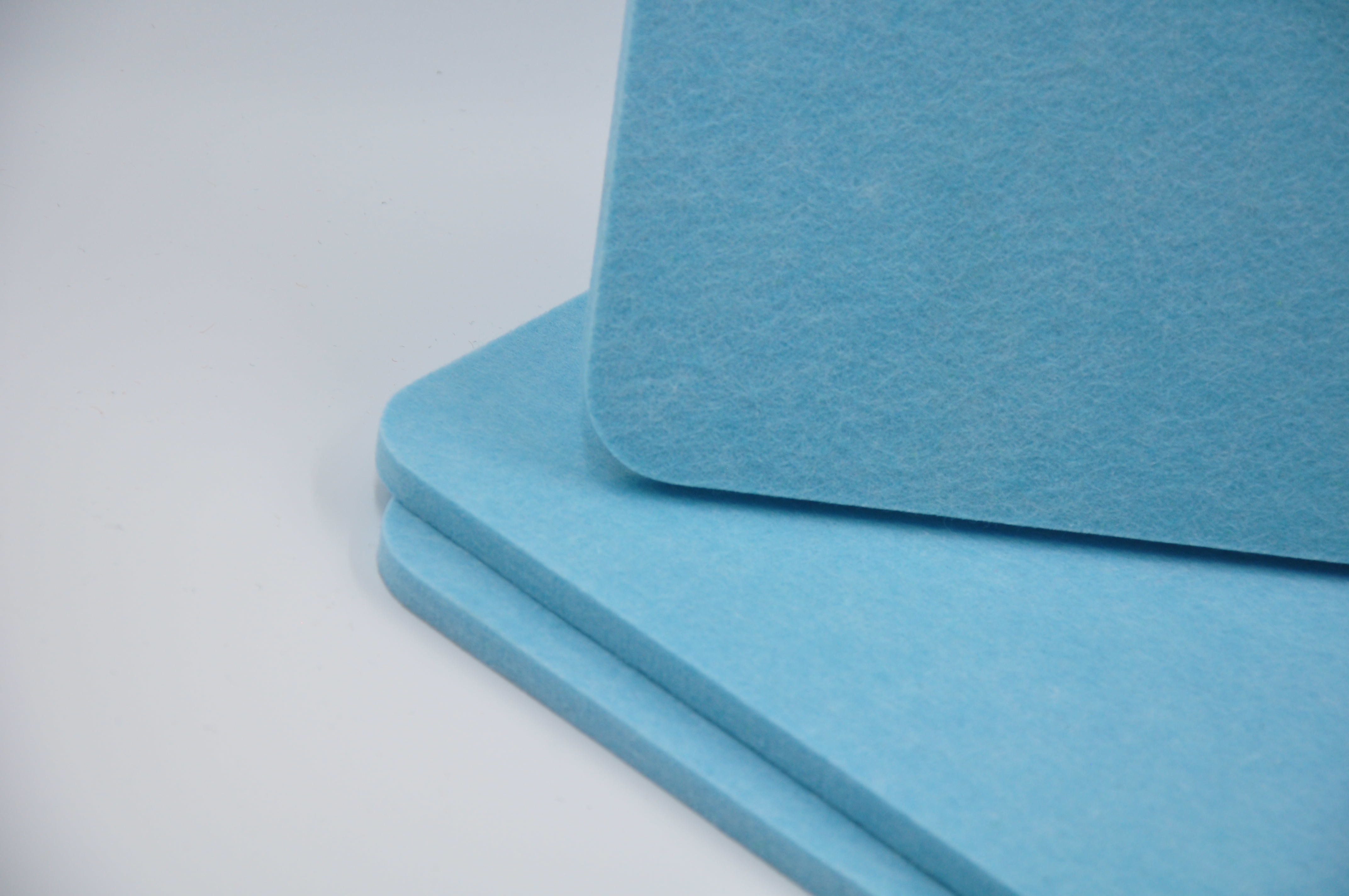 Stylish Square Acoustic Panels Polyester Fiber Sound Proof Insulation Board Customized