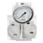 Milk Juice Medicine Diaphragm Type Pressure Gauge Flange Mounting High