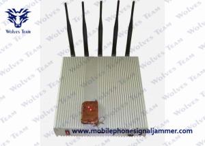 Quality 5 Band Remote Control Jammer Cellphone Lojack GPS Signal Jammer wholesale