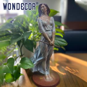Quality Modern Small Indoor Gauze Skirt Beauty Bronze Sculpture Desktop Ornament wholesale