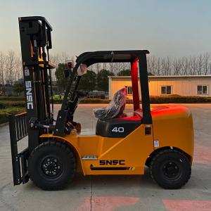 Quality Fd40 4ton Diesel Forklift Container Forklift Machine Overhead Guard Height 2350mm wholesale