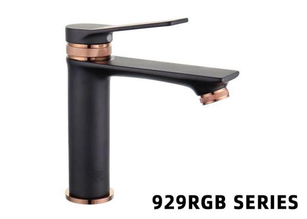 Black Zinc Luxury Taps Bathroom Shower Faucets 500000 Times Opening Ceramic