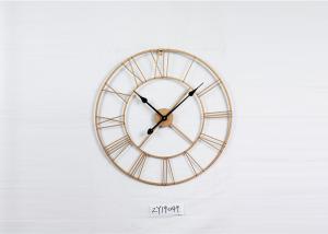 Quality Beautiful 12 Hours Display Round 80CM Metal Wall Art Clock wholesale