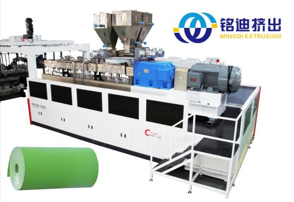 Plastic PP PS Thermoforming Sheet Production Line Extruder Machine 1200-1660mm