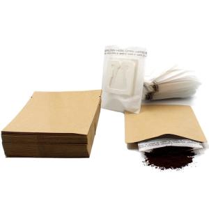 Quality 9 X 7.4 Cm Drip Coffee Filter Bags White for 8g-15g Coffee wholesale
