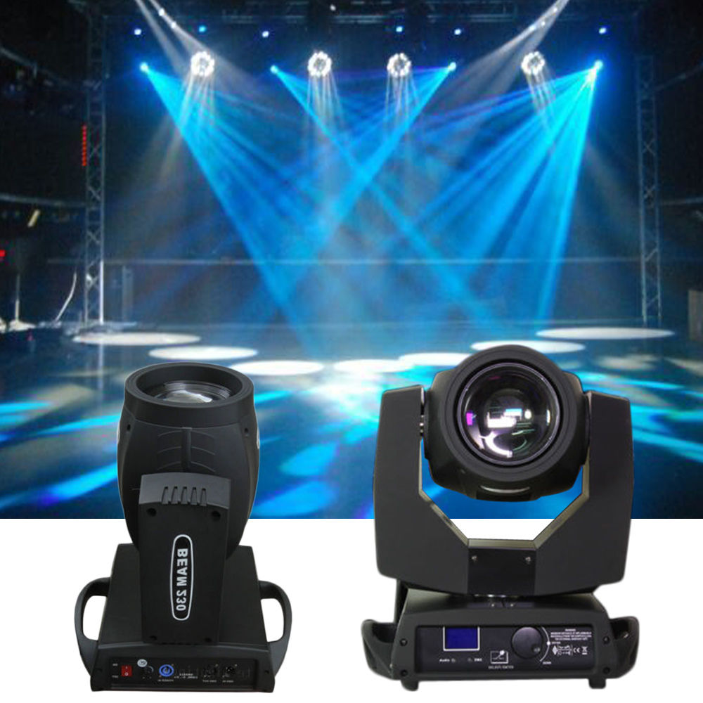 2 Units 230W Beam Moving Head Light For Wedding Club Church Party