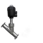 Tri-Clamp Ends Pneumatic Actuator Angle Seat Valve with Stainless Steel 304
