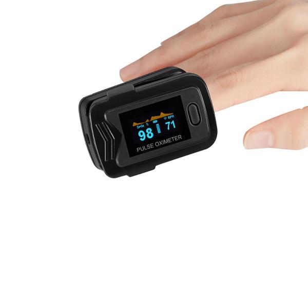 OLED Screen Finger Pulse Oximeter , Intelligent Finger Pulse Monitor For Health