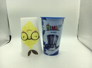 Quality 500Ml Disposable Coffee Cups In Mould Label Full Color Printing wholesale