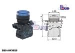 Blue Momentary Power Switch / Led Button Switch SB5-AW36G5