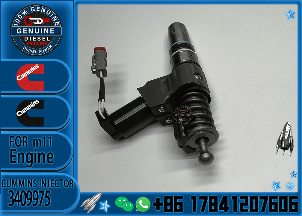Auto Parts Common Rail Diesel Fuel Injector 3411760 3081315F 3409975 For Cummins QSN14 N14