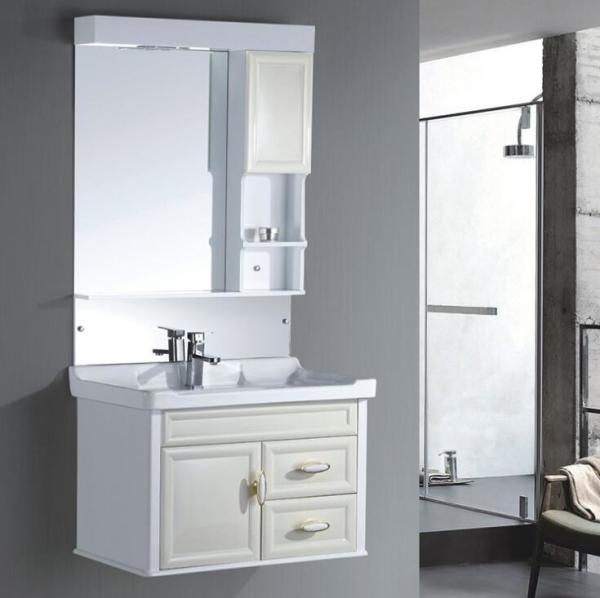 80 X48/cm PVC bathroom cabinet / wall cabinet / hung cabinet / white color for
