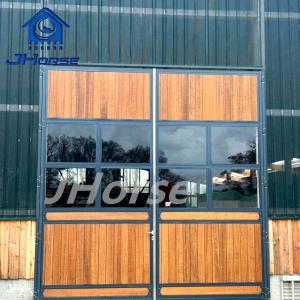 Quality Practical European Horse Stalls Bamboo Fillin Wood Pallet Customized Color Powder Coated Paneling wholesale