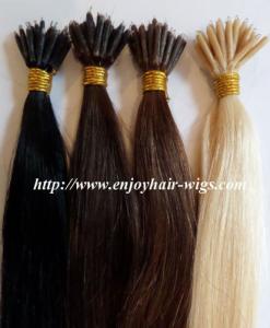 Quality Nano Ring Hair Extensions16''- 26&quot; 100% Human Indian Remy Remi Hair all color wholesale