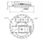 Aluminum Alloy Tank Manlid Manhole Cover for Tankers Getc801c-460