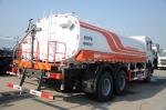 336 HP 6×4 18 M3 Water Tanker Vehicle , Water Bowser Truck With ZF8098 Steering