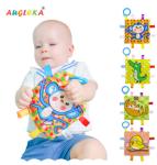 Soft Comfort Colorful Label Towel Newborn Baby Comfort Toy