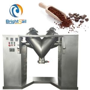 Quality SS304 powder blender mixer machine V type coffee tea flour mixing machine wholesale