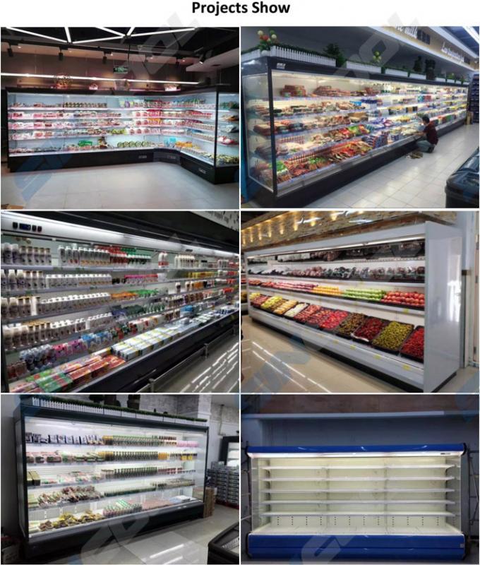 Slimline Multideck Display Fridge With LED Lighting And Adjustable Shelving