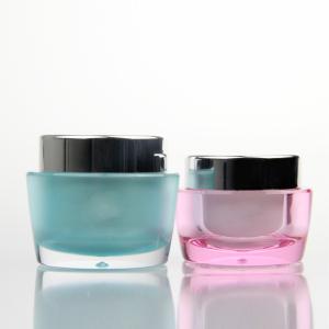 Quality Round Double Wall Luxury Cosmetic Facial Cream Container 20G Acrylic Packaging Jar wholesale