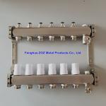 Stainless steel manifolds set for hydronic radiant and under floor heating