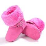 Fancy fuzzy Winter snow warm boy and girl baby shoes boots
