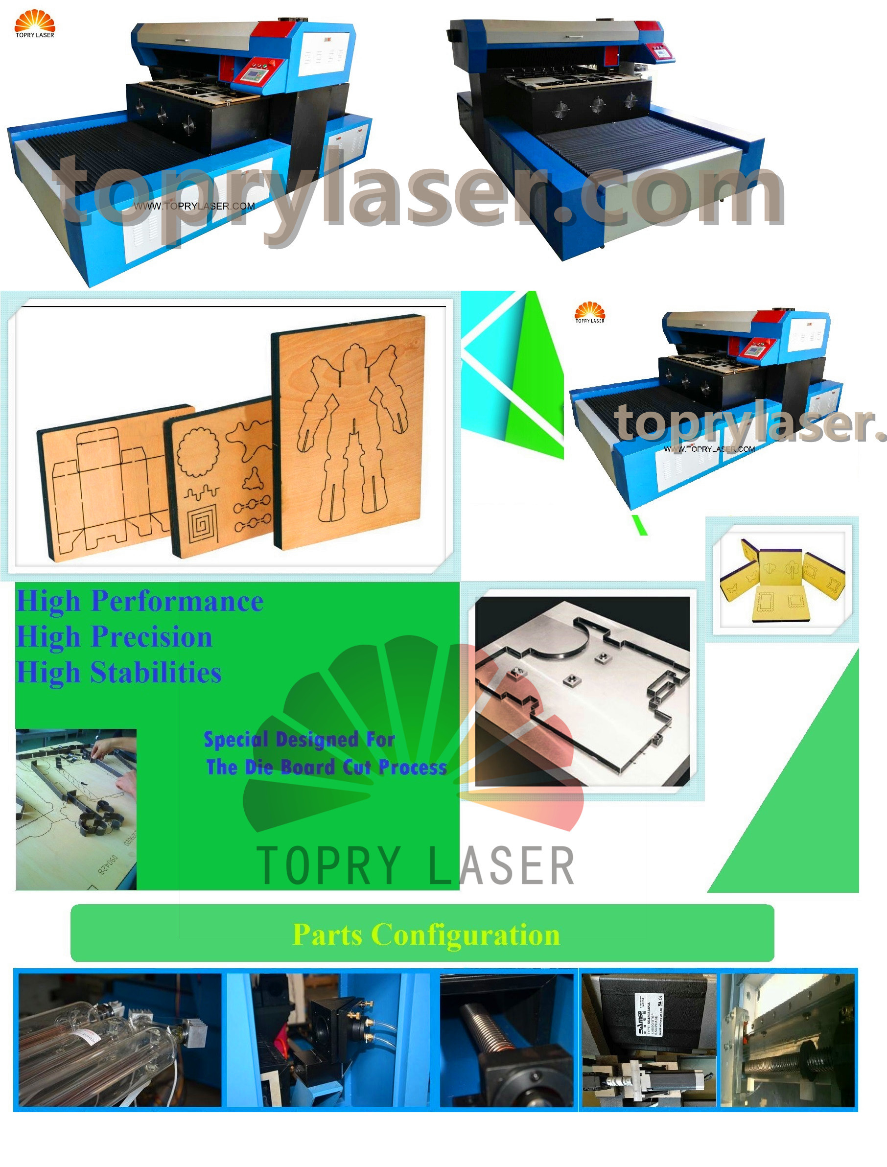Flat Die Board Laser Cutting Machine