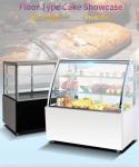 Upright 50HZ Cake Display Refrigerator Multiscene Wear Resistant