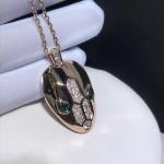 brand serprntine diamonds necklace 18kt gold