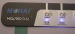 Waterproof Flexible PC / PET Membrane Switch Overlay