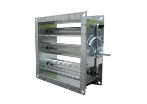 Quality Stainless Steel Duct Isolation Dampers , Industrial Desulfurization Baffle Door wholesale
