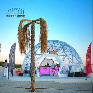 Quality Transparent Geodesic Dome Tent Galvanized Tubes Outside Hotel House Use wholesale