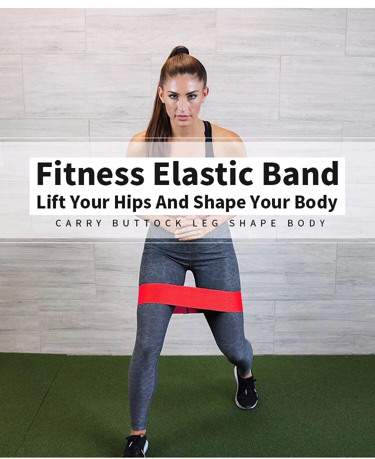 0.5cm Thick SGS Workout Fabric Resistance Bands Slipfree fabric strength bands