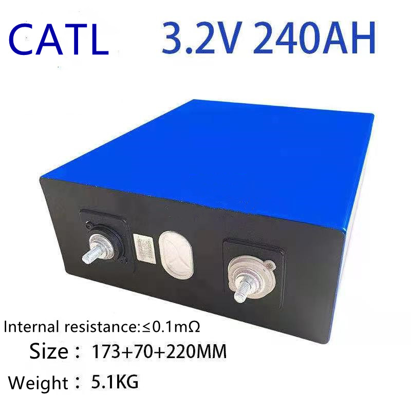 768Wh Li Ion Lithium Battery Pack 3.2V 240AH Solar Storage Battery