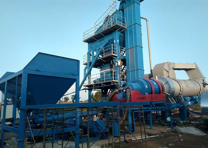 Professional 180TPH Asphalt Batching Plant Modular Design 12 Months Warranty