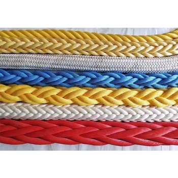 50mm Diameter PP UHMWPE Synthetic Marine Mooring Rope Strongest Fiber in the World