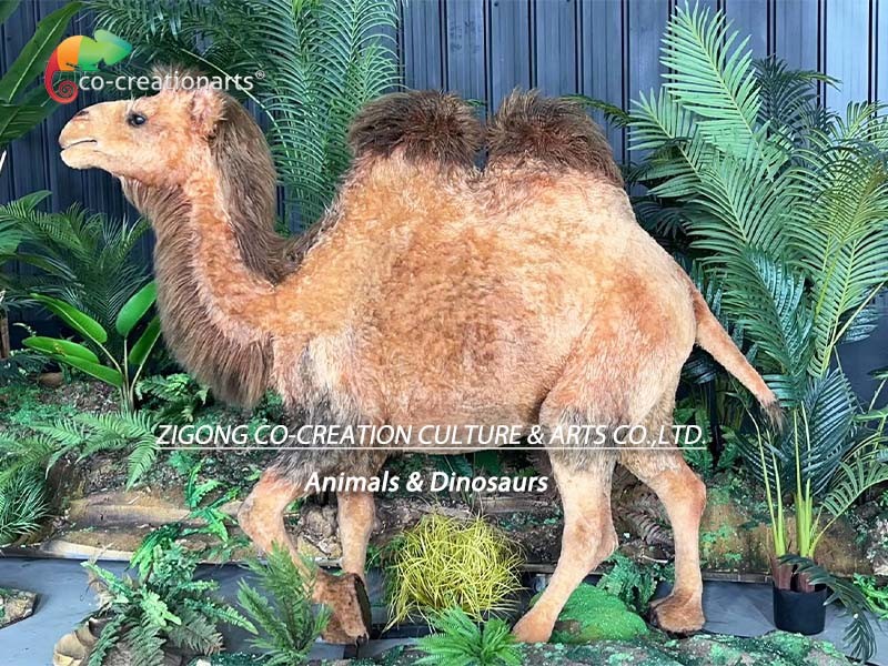 Artificial Realistic Animatronic Animals Customized Size Camel Controlled Remotely