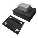 Book Shape Rigid Collapsible Box Magnetic Lid Luxury Folded Paper Gift Box