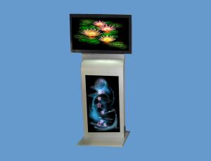 Quality Dual Touch Screen Floor Standing Digital Signage advertising Kiosk wholesale