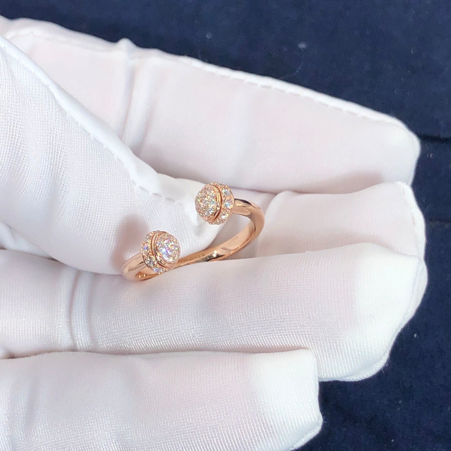 Piage Possession Open Ring Fashion Hot Fine Jewelry 18k Gold Jewelry Diamond Fashion Ring Fine Gift Custom Jewelry