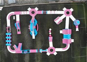 Quality Professioanl Inflatable Floating Water Park , Water Amusement Park Obsatcle Course wholesale