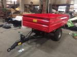 Single Axle Tractor Trailer ,Farm Hydraulic Dump Trailer ;2 Wheel Box Tipper