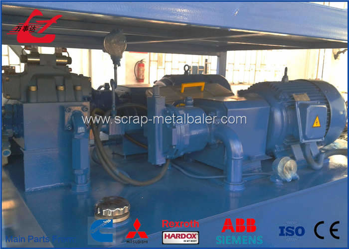 Automatic Horizontal Scrap Metal Shear with Motor or Diesel Drive 74kW